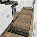 Moroccan Kitchen Runner Rug, 2x6 Ultra Soft Rugs Runners for Hallways Non Slip, Washable Bathroom Runner Rugs Vintage Rug for Kitchen Entryway Laundry Bedroom