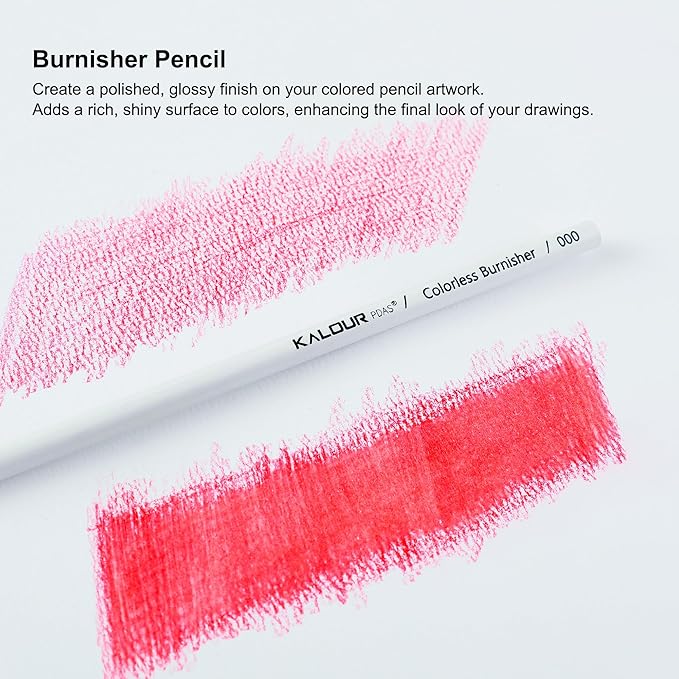 KALOUR Colored Pencil Accessory Kit,with Blenders,Erasers and Sharpener.perfect for Blending Softening Edges,ideal for Coloring Book,Art Supplies for Artists Beginners