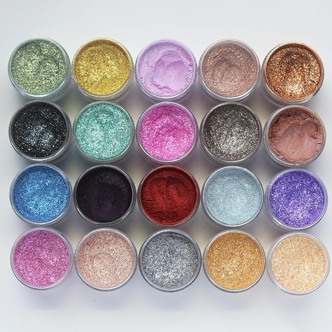 Premium Diamond Mica Powder Pigment- for Epoxy, Resin, Soap, Paint, Woodworking, Acrylic Pouring, Bath Bombs, Fishing Lures - DIY Arts and Crafts Additive (Iridescent Champagne-Pink Brown)