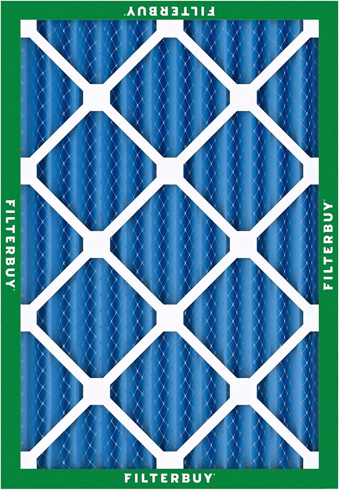 Filterbuy 10x17x2 Air Filter MERV 13 Optimal Smoke & Allergy Defense (1-Pack), Electrostatic Pleated Outer Filters for WEN 3410 (90243-027-2) Air Filtration System (Actual Size: 9.69 x 16.56 x 1.75)