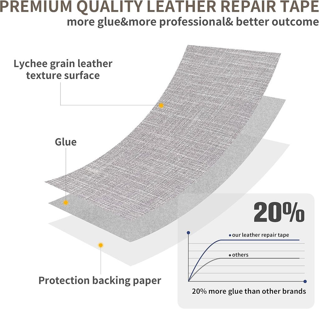 Fine Linen Fabric Patches, Self-Adhesive, 12x40 Inch, Multi Color, for Sofa & Clothes Repair
