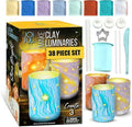 JOiFULi DIY Clay Luminaries Clay Craft Kit Gifts for Kids Girls Boys Teens for Kids Age 8 9 10 11 12