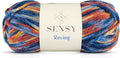 Sensy Roving Multi Color Yarn, 3.5 oz, 132 Yards, Gauge 5 Bulky (Midnight)