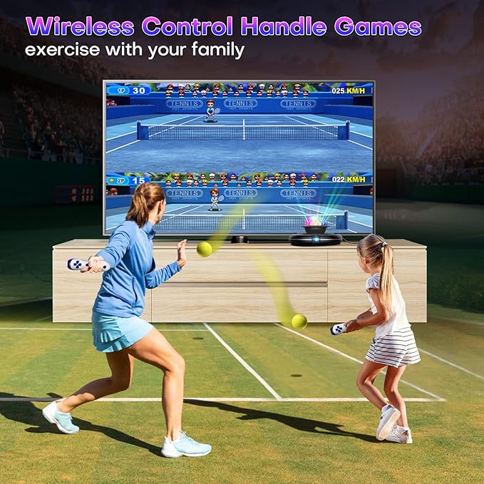 FWFX Wireless Dance Mat for TV, 2-Player Musical Electronic Dancing Pad for Kids & Adults, for Family Party Games, Exercise, Yoga & Fitness - Birthday for Boys & Girls(Green)