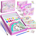Paint with Water Unicorn Coloring Books for Toddlers,Water Color Paint Set for Teens, Arts and Crafts for Girls Boys Ages 3 4 5 6 7 8+, Birthday Christmas Gift,Travel Toys