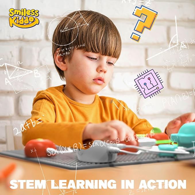 Science Kits for Kids - STEM Kits for Kids, Electronics Exploration Kit, 140+ Projects, 10+ Circuit Parts, STEM Educational Toy Gifts for Kid Boys Girls Ages 3 4 5 6 7 8 9 10 11 12