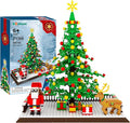 Eelexa Christmas Tree Building Block: Festive Figures Building Set with Santa Claus, 586 PCS for 6+ Ages Kids, Boys, Girls, Adult