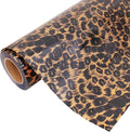 Threadart Metallic Foil Leopard Heat Transfer Vinyl Film | Custom Cut Roll 20" Wide by The Yard | Compatible with Venture Explore and Maker, Silhouette Cameo, & Large Format Cutters