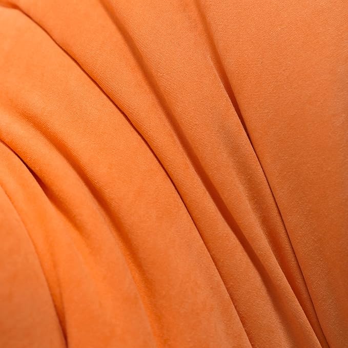 NTBAY Toddler Pillows, Down Alternative 13"x18" Pillows, Machine Washable - Soft and Breathable Travel Small Pillows for Sleeping, Ideal for Daycare, Crib, Cot, Orange