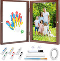 Omrhvi Family Handprint Kit, DIY Craft Keepsake, Hand Print Photo Frame, Family Gifts for New Mom, New Baby, New Parents, Grandparents, Mother's Day, Father's Day, Adoption Day, Anniversary