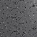Mikomer Total Blackout Window Film,100% Light Blocking Privacy Glass Door Film Etched Flowers,Room Darkening Window Cling,No Glue/Heat Control/Anti UV for Day Sleep & High Privacy,23.6In. by 118In.