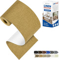 KING MOUNTAIN Linen Repair Patches, Self-Adhesive Fabric Patches, 4 X 63 inch Extra Size, Multi Color, Can be Used for Sofa Repair and Linen Clothes Repair (Yellow)