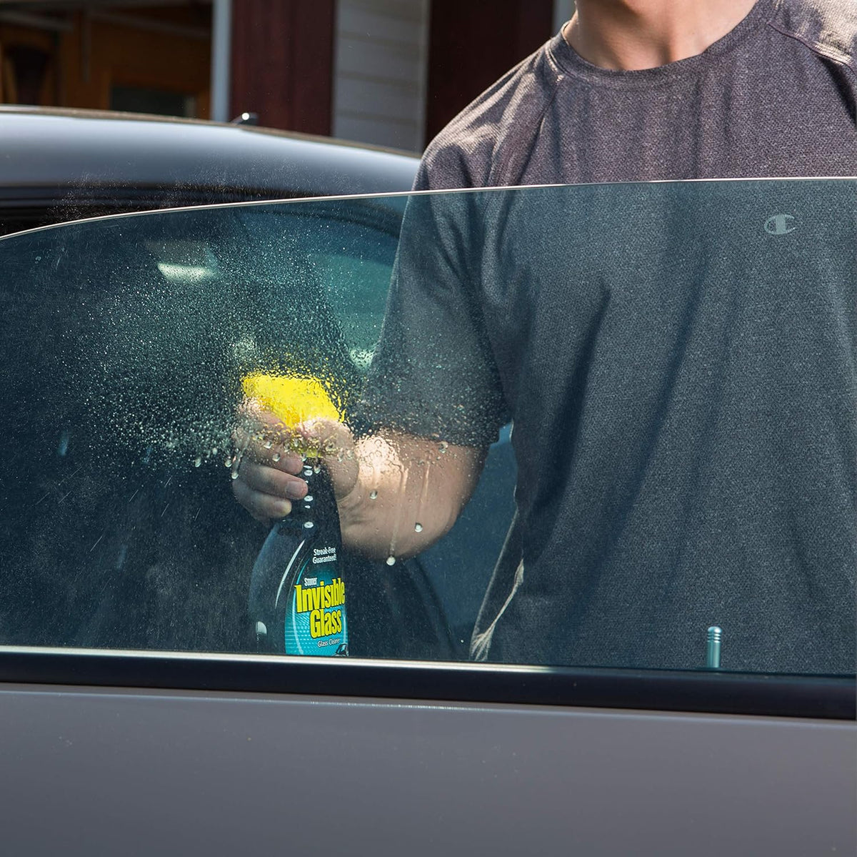 Invisible Glass 92163-3PK Premium Glass and Window Cleaner for Auto and Home Cleans Glass, Windows, Windshields, and More, Streak-Free, Ammonia-Free, Tint-Safe, 16 fl oz (Pack of 3)