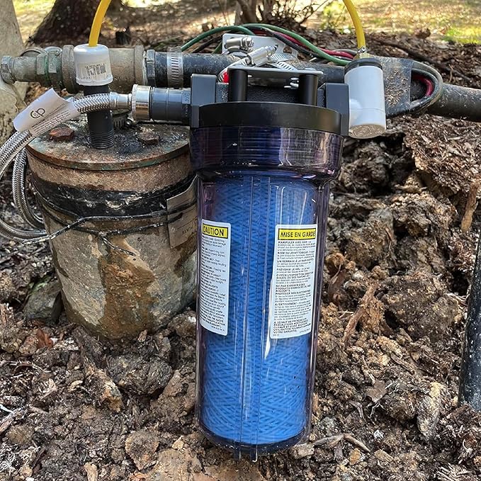 The Sulfur Eliminator Iron Buster Replacement Well Water Filter, Designed For Sulfur Eliminator Deluxe, Can be Used with Any Standard Whole House Canister System, Specialized Iron & Sediment Filter