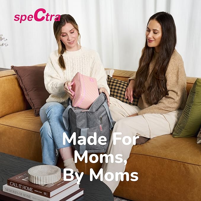 Spectra - S1 Plus Electric Breast Milk Pump with Tote Bag, Breast Milk Bottles and Cooler for Baby Feeding