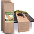 Burlap Table Runners (Pack of 12) – 12”x 108” - No-Fray Finished Edge Premium Quality Natural Table Runner – No Odor, Eco-Friendly Burlap Runner, Perfect for Rustic Table Decor and Other DIY Crafts
