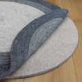 RUGPADUSA - Eco-Plush - 9' Round - 3/8" Thick - 100% Felt - Extra Cushioned Rug Pad - Available in 3 Thicknesses, Many Custom Sizes
