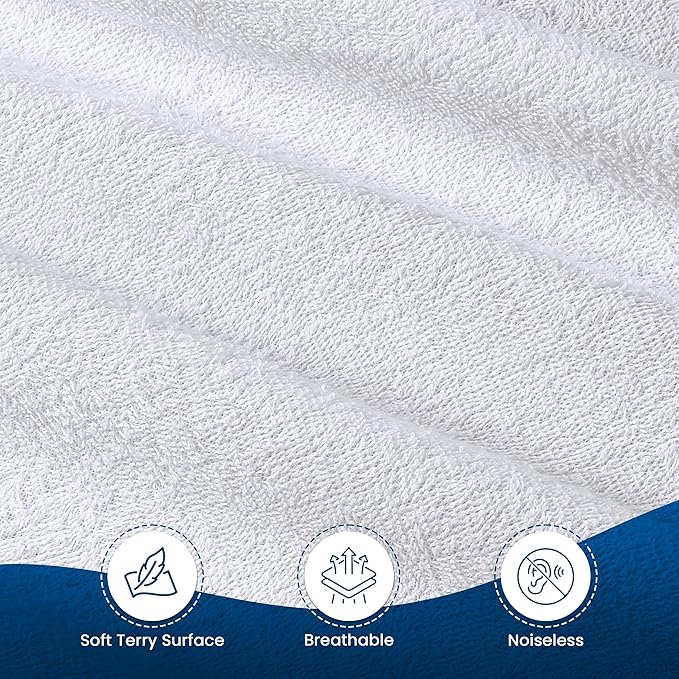 Utopia Bedding Waterproof Mattress Protector Full XL Size, Premium Terry Mattress Cover 200 GSM, Breathable, Fitted Style with Stretchable Pockets (White)