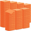 Tenare 100 Pack 12'' x 12'' Microfiber Cleaning Cloths Reusable Cleaning Rags Bulk Microfiber Towels Softer Highly Absorbent Washcloths for House Kitchen Car Window(Orange)