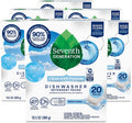 Seventh Generation Dishwasher Detergent Packs Free & Clear Pack of 6 for sparkling dishes Dishwasher tabs, 20 count