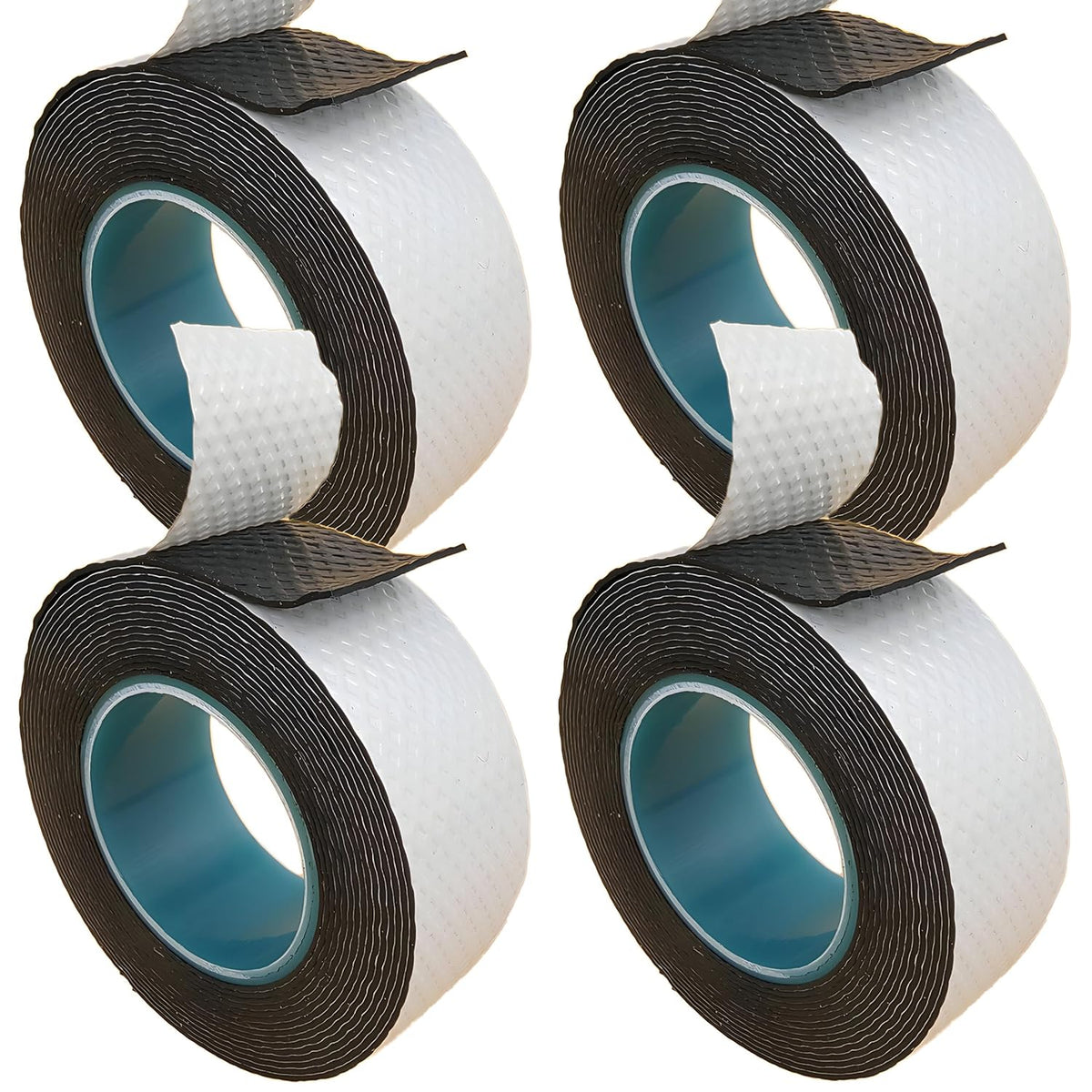 4 Rolls Butyl Rubber Self-Fusing Tape | IP67 Waterproof & 35KV Insulated | Extreme Cold/Hot Resistance (-4°F to 194°F) | for Electrical Joints, Pipe Leaks, Handlebar Grip Wrap (1" x10FT)