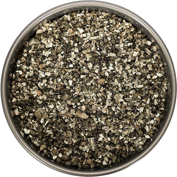 Horticultural Organic Vermiculite for Plants - Medium Grade - Natural Soil Additive for Gardening, Houseplants, Mushrooms, Potted Plants, Hydroponics, Terrariums (10 Quart)