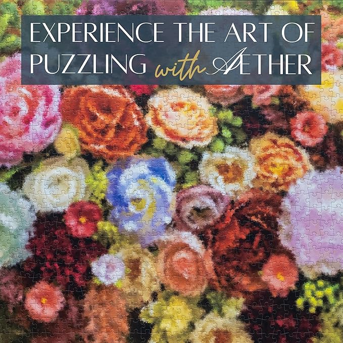Botanical Reverie Puzzle, Premium 1000 Piece Jigsaw Puzzle for Adults, Glare-Free, Soft-Touch Puzzles, Made in USA, 26.6" x 19.25"