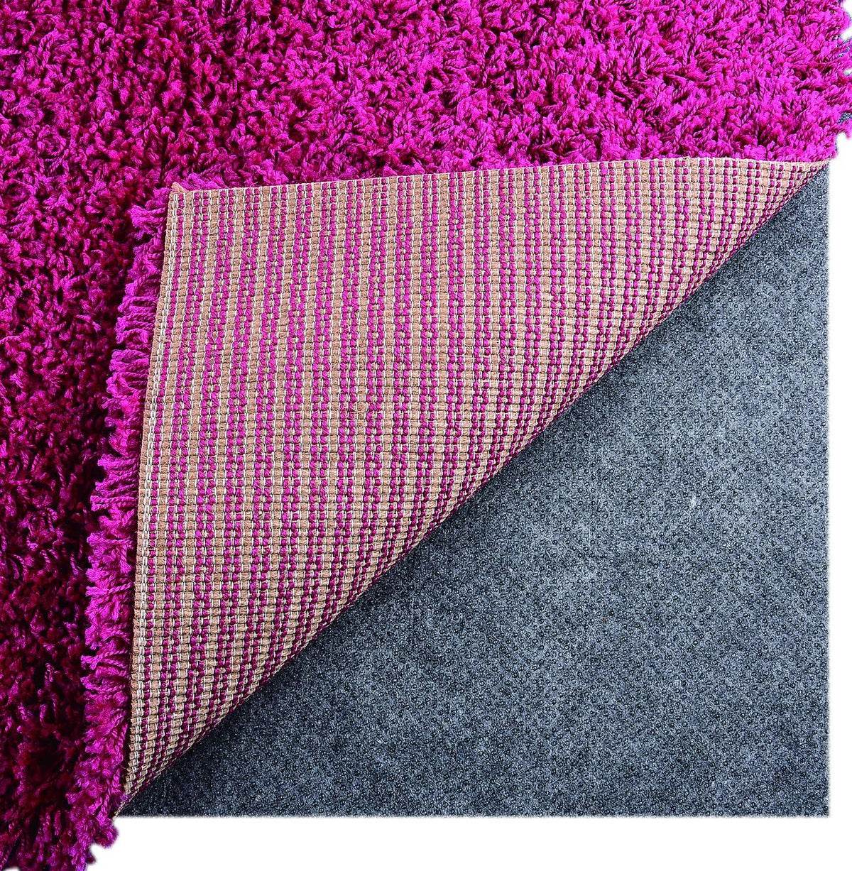 Ultra Strong Anti-Slip Rug Felt Pad 2 x 4 Feet Non Slip Area Gripper, Thin Profile Non Skid Carpet Mat Keep Your Rugs in Place- Gray