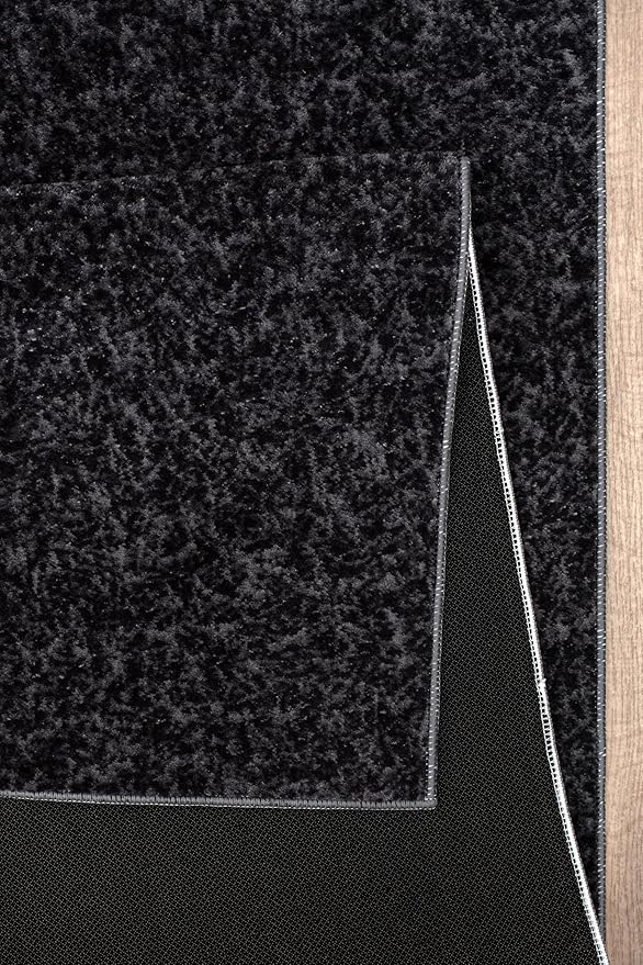Non-Slip Washable 5x7 Area Rugs for Living Room Bedroom, Ultra Soft Bedside Rug, Indoor Floor Carpet for Kids Girls and Boys, Dorms, Nursery Rooms, Non-Skid Area Rug, Abstract Anthracite, 5' x 7'