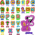 26PCS Kids Lacing Cards, 26 Double Sided Uppercase Sewing Cards with 26 Colorful Laces, Imagination Development Lacing Toys Games for Children Educational and Learning Activity