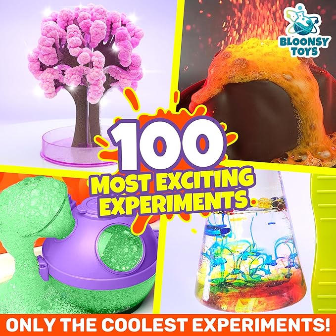 Science Kits for Kids | Ultimate Chemistry Lab Setup with 100 Experiments | Toys Set for Boys and Girls Age 7-8-9-12