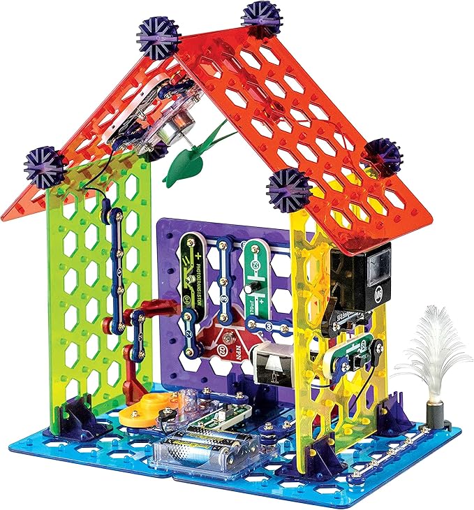Snap Circuits Elenco My Home Electronics Building Kit for Kids Ages 8 and Up