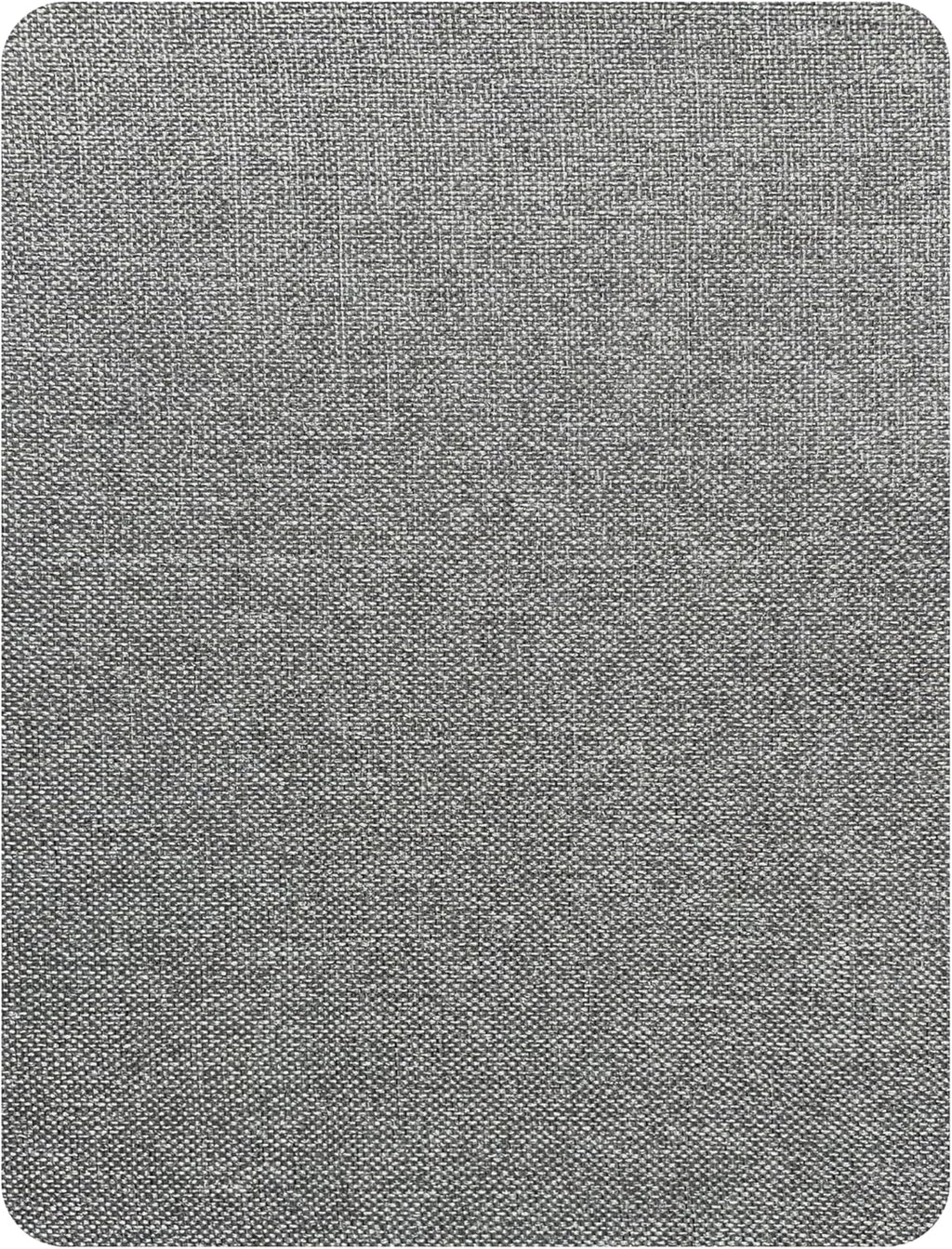 KING MOUNTAIN Coarse Linen Repair Patches, Self-Adhesive Linen Fabric Patches, 8X11 inch, Multi Color, Can be Used for Linen Sofa Repair and Linen Clothes Repair(8" x 11",Smoky Grey)
