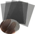 Stainless Steel Mesh Screen, 4 Pack 14 Mesh Hard 304 PVC Coated Stainless Steel Wire Screen for Vent, Cage, Cabinets, Security Guard, Garden (30 X 21CM)