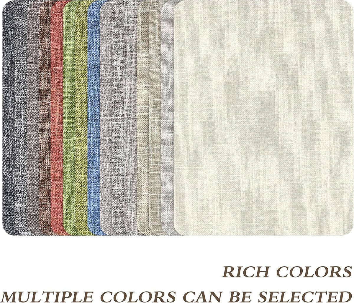 Fine Linen Repair Patches, Self-Adhesive Linen Fabric Patches, 8X11 inch Extra Size, Multi Color, Can be Used for Linen Sofa Repair and Linen Clothes Repair(8" x 11", Light Grey 2.0)