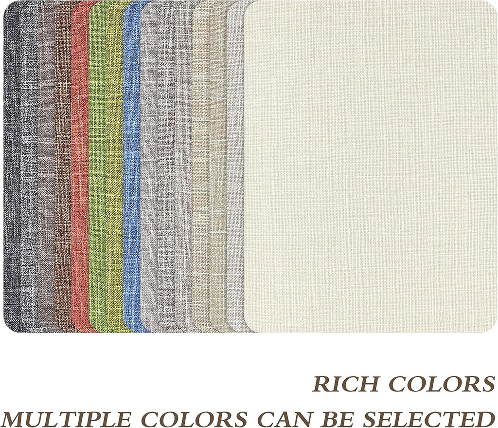 Fine Linen Repair Patches, Self-Adhesive Linen Fabric Patches, 8X11 inch Extra Size, Multi Color, Can be Used for Linen Sofa Repair and Linen Clothes Repair(8" x 11",Dark Grey 3.0)