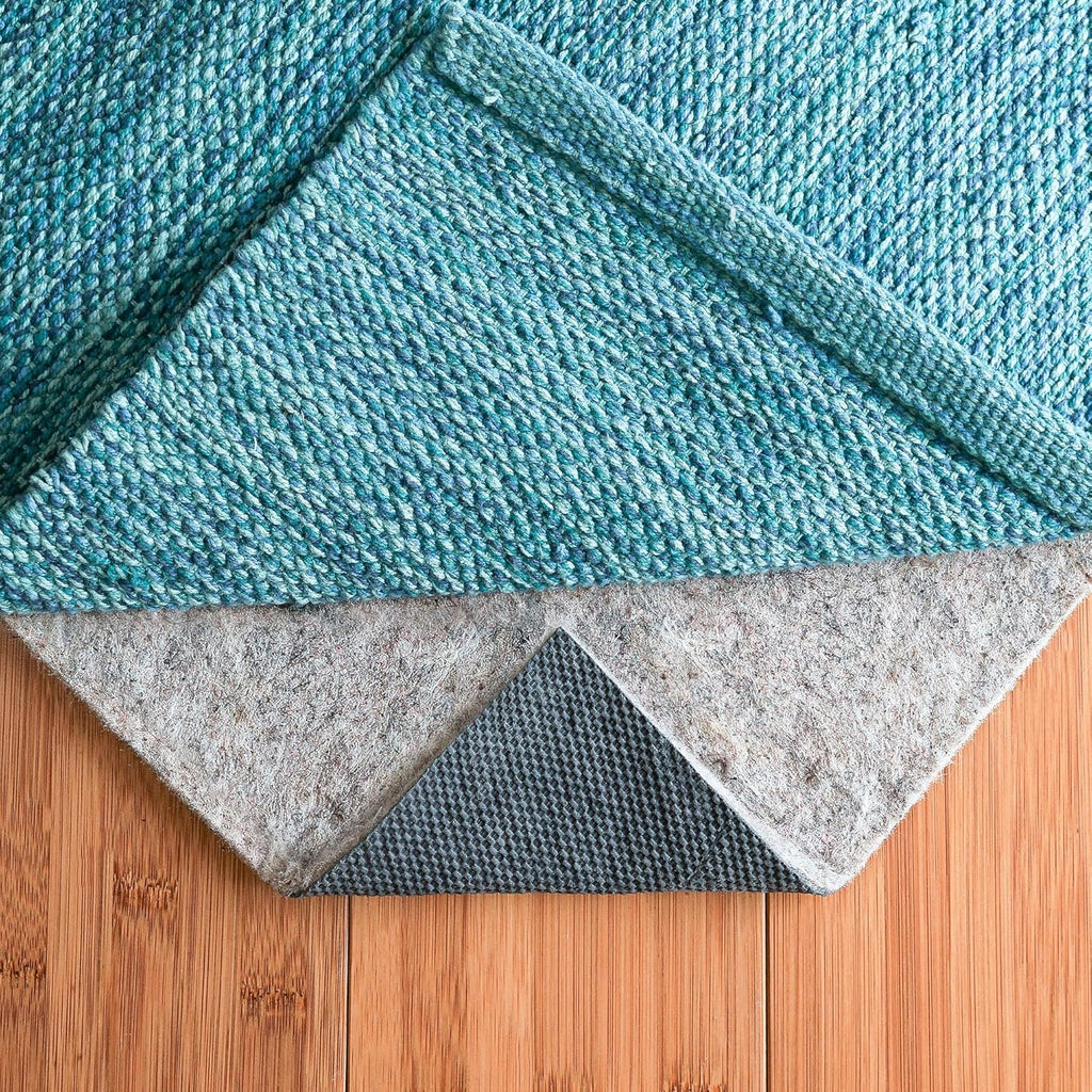 RUGPADUSA - Dual Surface - 3'x5' - 1/8" Thick - Felt + Rubber - Non-Slip Backing Rug Pad - Adds Low-Profile Comfort and Protection