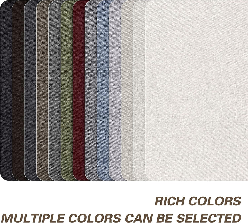KING MOUNTAIN Fine Linen Repair Patches, Self-Adhesive Linen Fabric Patches, 8X11 inch Extra Size, Multi Color, Can be Used for Linen Sofa Repair and Linen Clothes Repair(Beige,8" x 11")